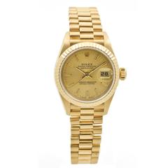 Vintage Rolex Yellow Gold Presidential DateJust Wristwatch