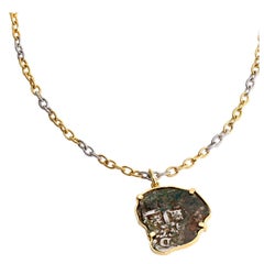 Antique Spanish Treasure Coin Necklace