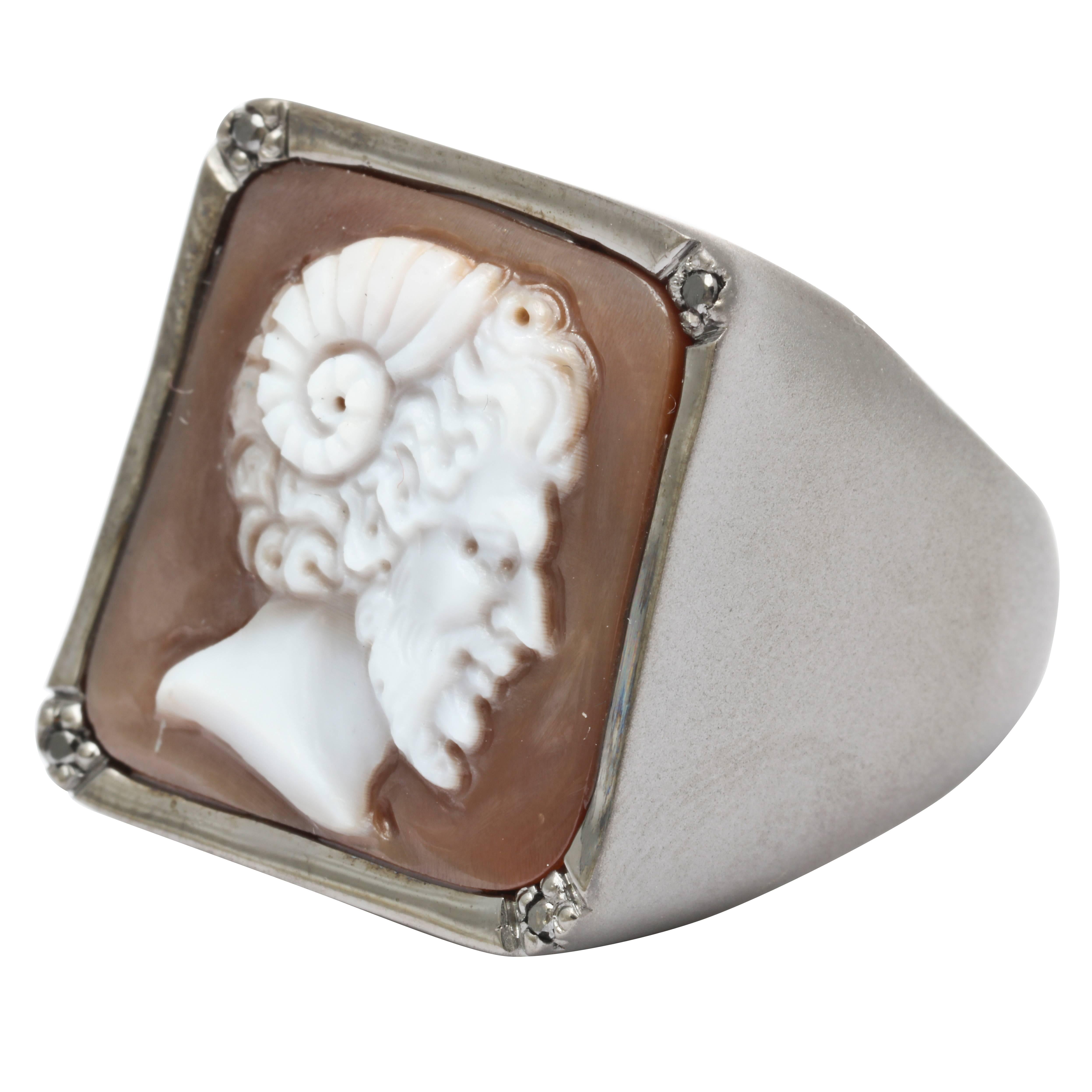 Amedeo "Satyr" Cameo Ring For Sale
