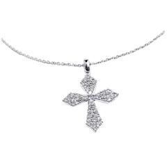 Diamond Gold Cross Pendant 6