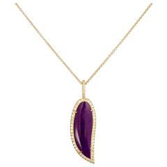 5.41 Carat Purple Sugilite Pendant 11
