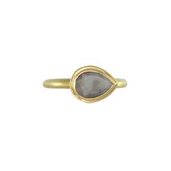 Milky Curio Rose Cut Diamond Gold Ring 3