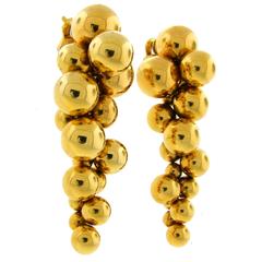 1980s Marina B Gold Earrings