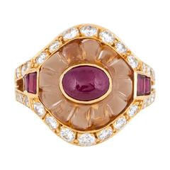 Retro 1960's Boucheron Elegant Fantasy Ring 