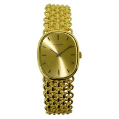 Patek Philippe & Co. Yellow Gold Ellipse Bracelet Watch 