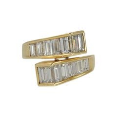 Bague à diamant baguette par Kurt Wayne