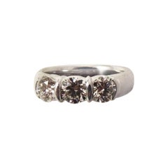 Tiffany & Co. Ring aus Diamant und Platin mit Diamant