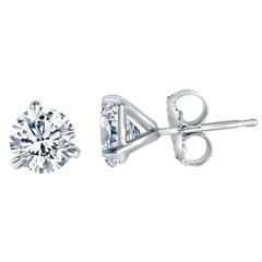 1.40 Carats Brilliant Diamond Studs Earrings 1