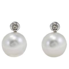 Luise Australian Pearl Diamond Earrings 9