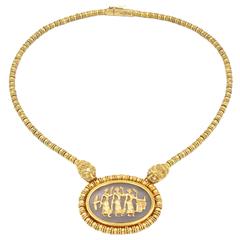 Lalaounis Crystal Gold Necklace 8