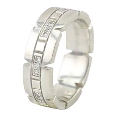 Cartier White Gold Tank Francaise Ring