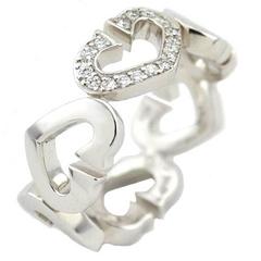Cartier C Heart of Cartier Diamond Gold Ring 4
