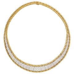 Diamond Gold Choker Necklace