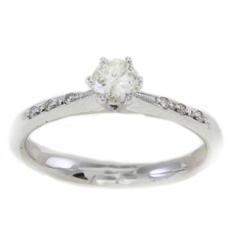Luise Diamonds Solitaire Ring 