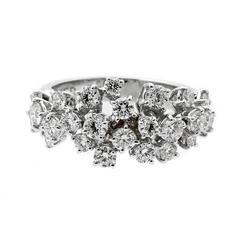 Fred of Paris Diamond White Gold Ring 7