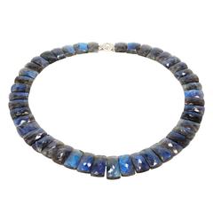 Rectangular Labradorite Cushion Necklace 11