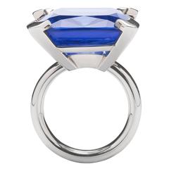 Jesse Tanzanite Zoïsite White Gold Ring