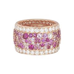 VANLELES Diamond Sapphire Gold Legends Of Africa Ring 12