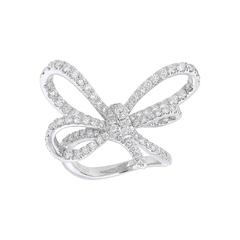 VANLELES Diamond Gold Lyla's Bow Ring 7