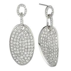 One of a Kind Micro Pave Diamond Earrings