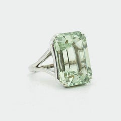Goshwara "Gossip" Prasiolite Cocktail Ring