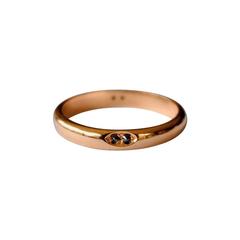 Black Diamond Rose Gold Ring 7