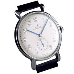 Rolex Stainless Steel Precision Shock Resisting Wristwatch, circa 1946 1