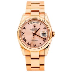 Rolex Rose Gold DayDate Oyster Bracelet Automatik Armbanduhr:: 2007