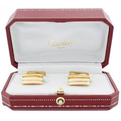 Cartier Trinity Tricolor Gold Cufflinks
