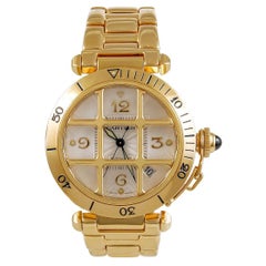 Cartier Yellow Gold Pasha Automatic Wristwatch