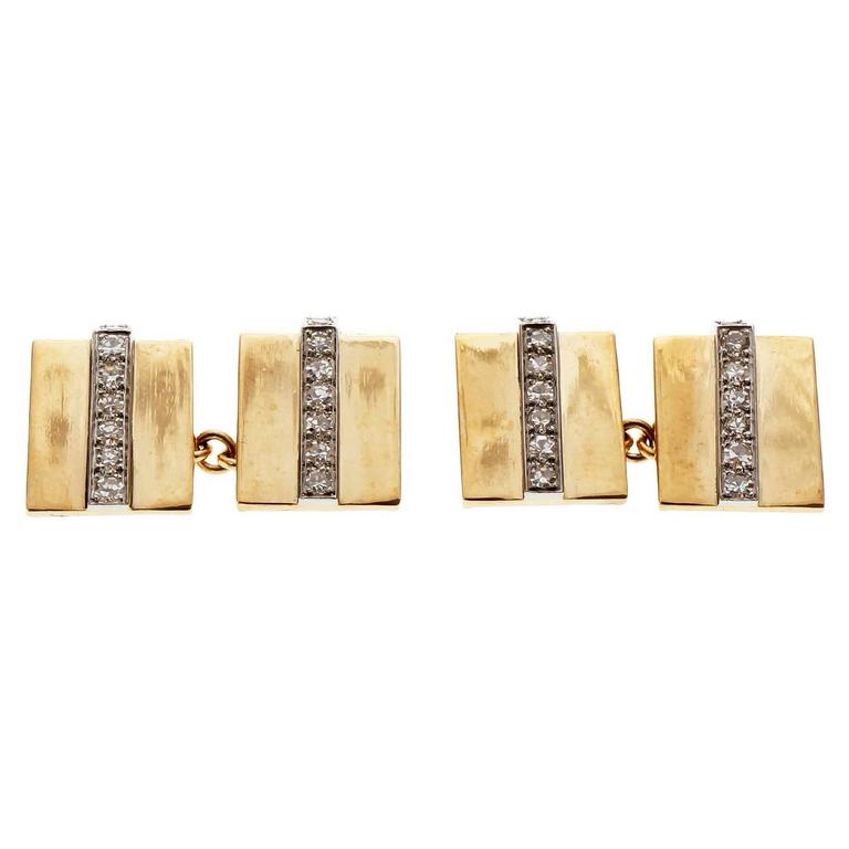 slim fit dress slacks Ede & Ravenscroft | Gold and Mother of Pearl Dress Studs main image 0
