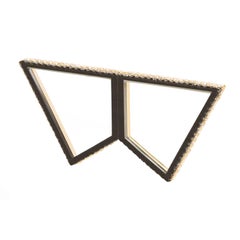 Sophie Birgitt Double Full Diamond Geometric Double Finger Ring