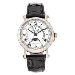 Patek Philippe White gold Retrograde Perpetual Calendar Automatic Wristwatch