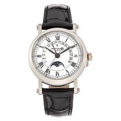 Patek Philippe White gold Retrograde Perpetual Calendar Automatic Wristwatch 