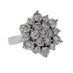 Diamond Cluster Ring