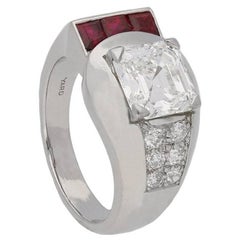 Yard Inc. Diamond and Ruby Ring, American, circa 1935