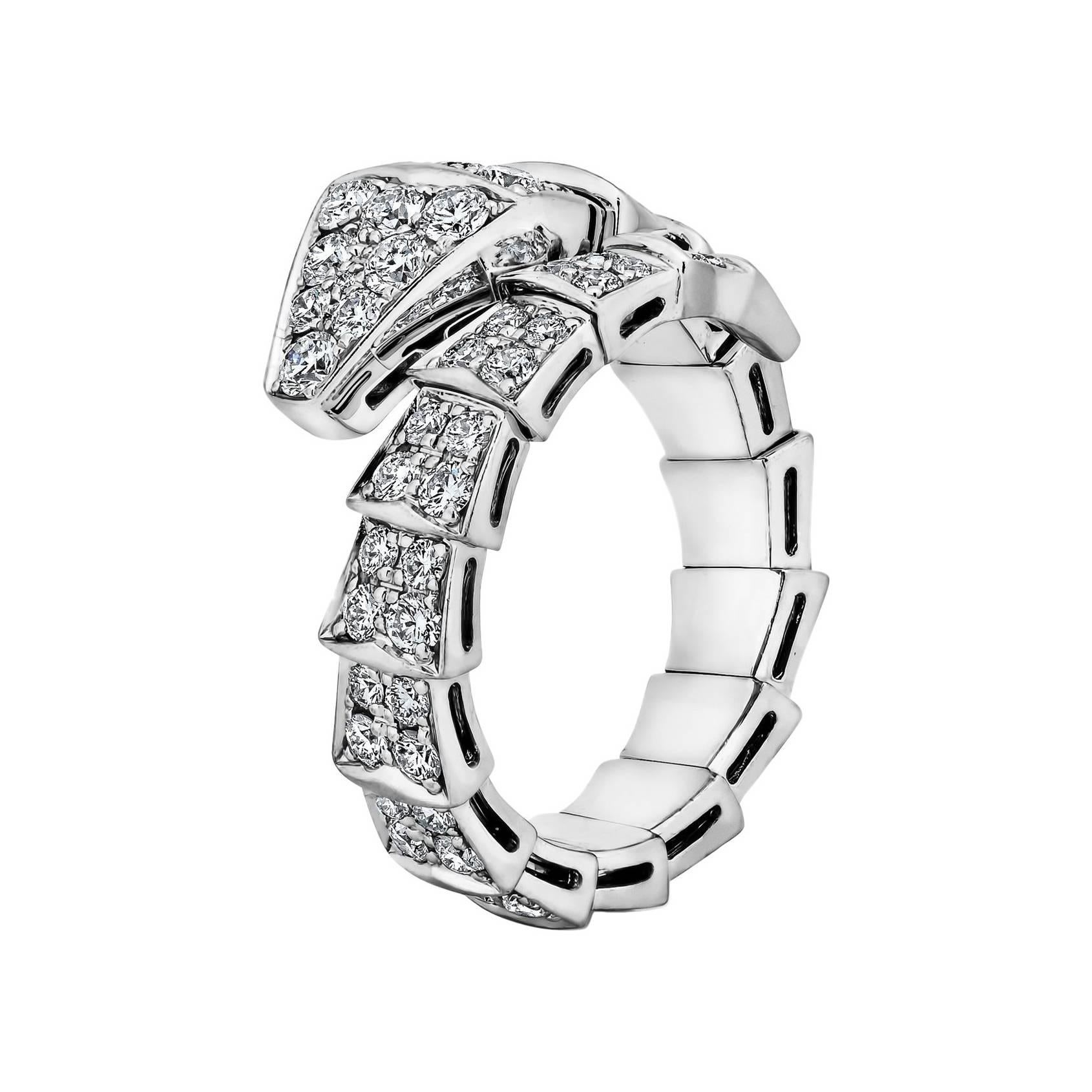 serpenti diamond ring