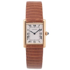 Cartier Tank Louis Cartier W1504856 18K Yellow Gold Ladies Watch