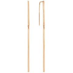 Lizunova Rose Gold Drop Earrings