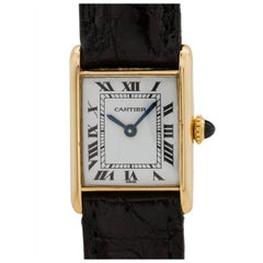 Cartier Ladies yellow gold Mini Tank Louis manual wristwatch, circa 1980s