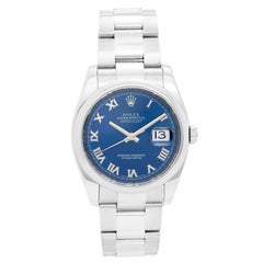Rolex Stainless Steel Datejust Automatic Wind Wristwatch Ref 116200