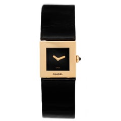 Chanel Ladies Yellow Gold Matelasse Quartz Wristwatch