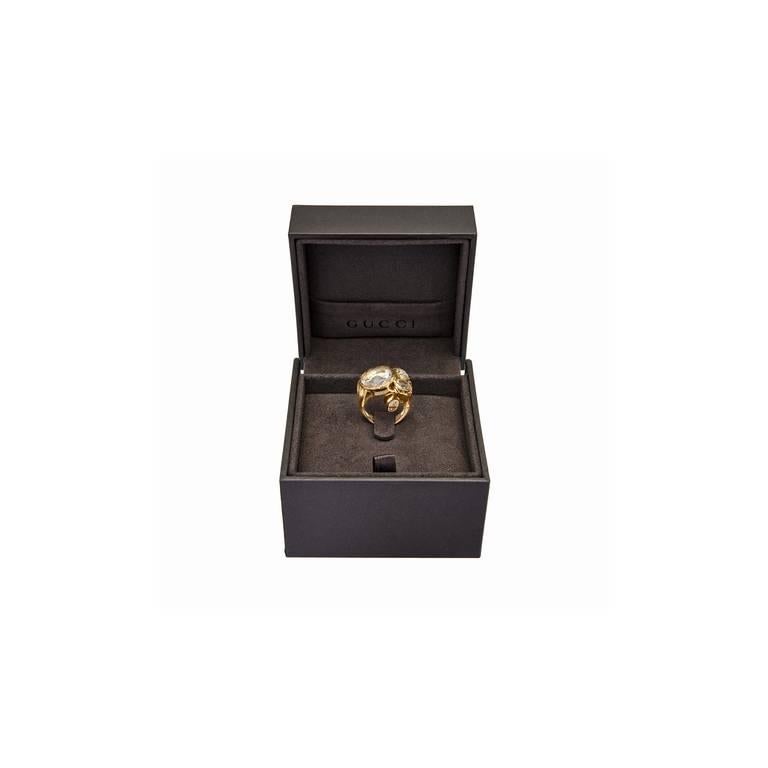 Women's Gucci High Jewelry Quartz Gold Ring