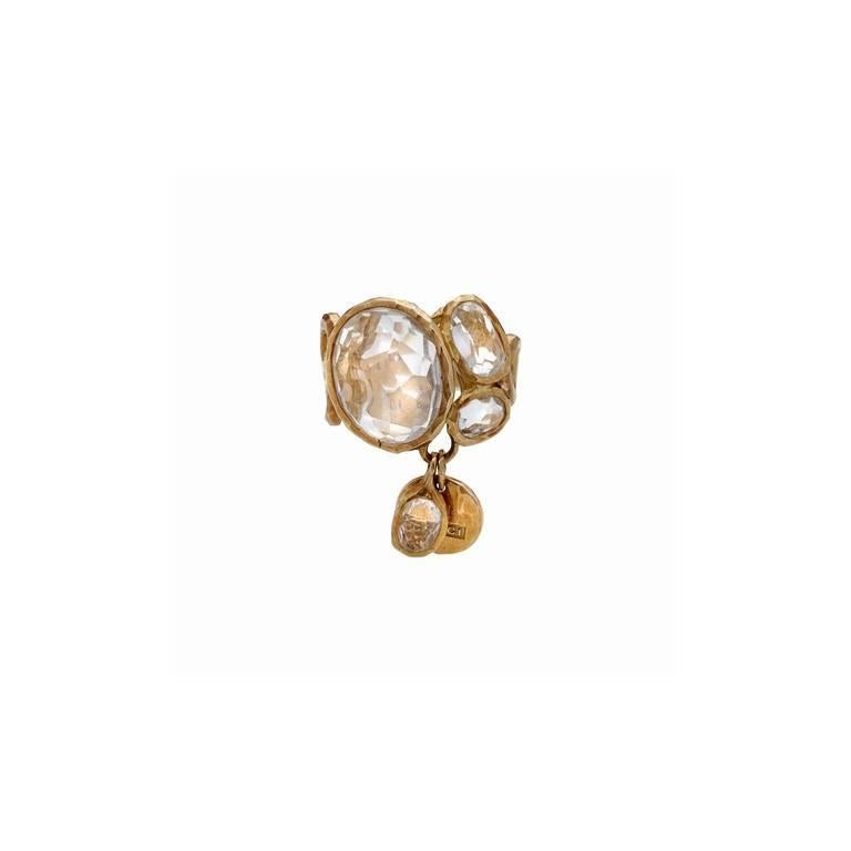 Gucci High Jewelry Quartz Gold Ring 1