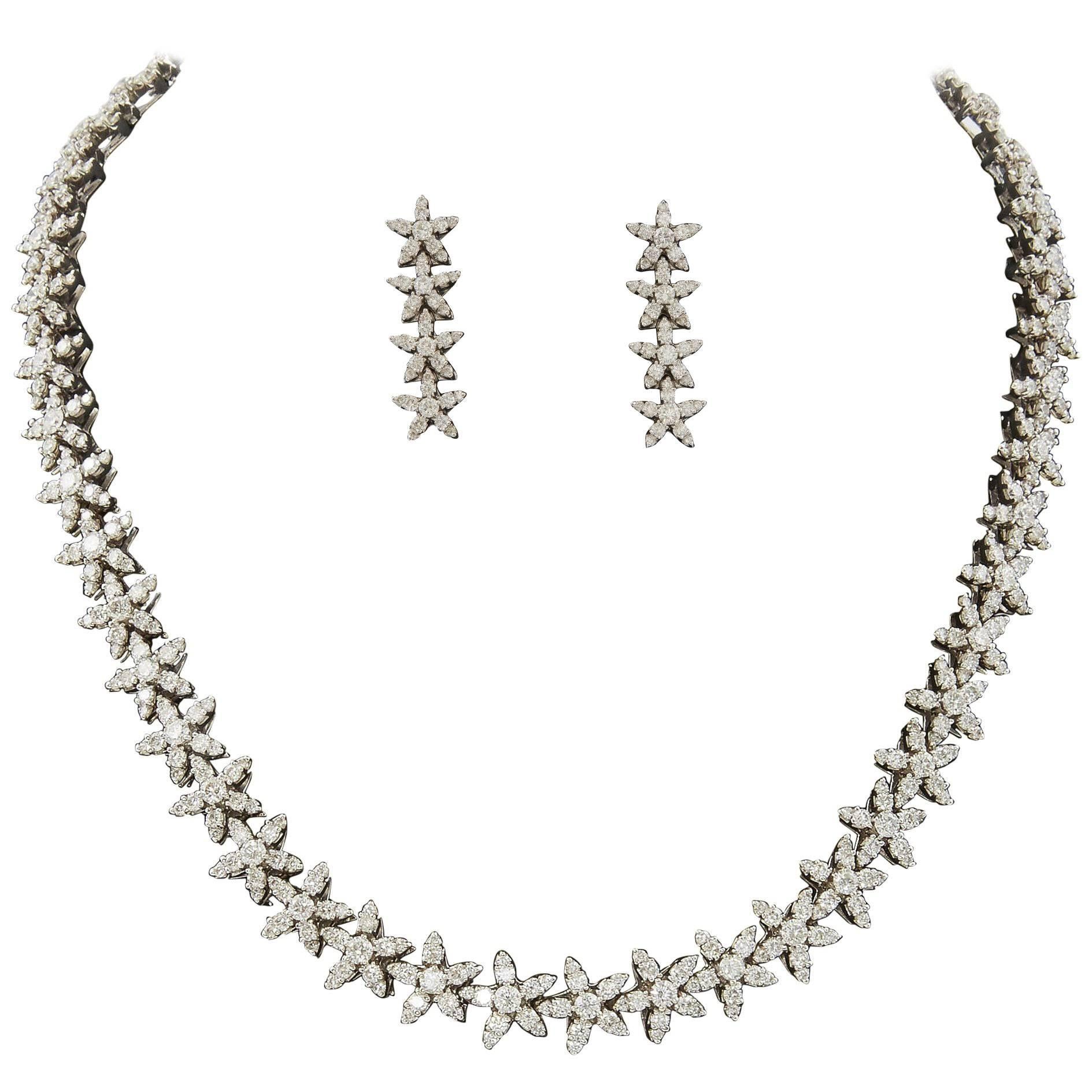 White Gold Diamond Necklace