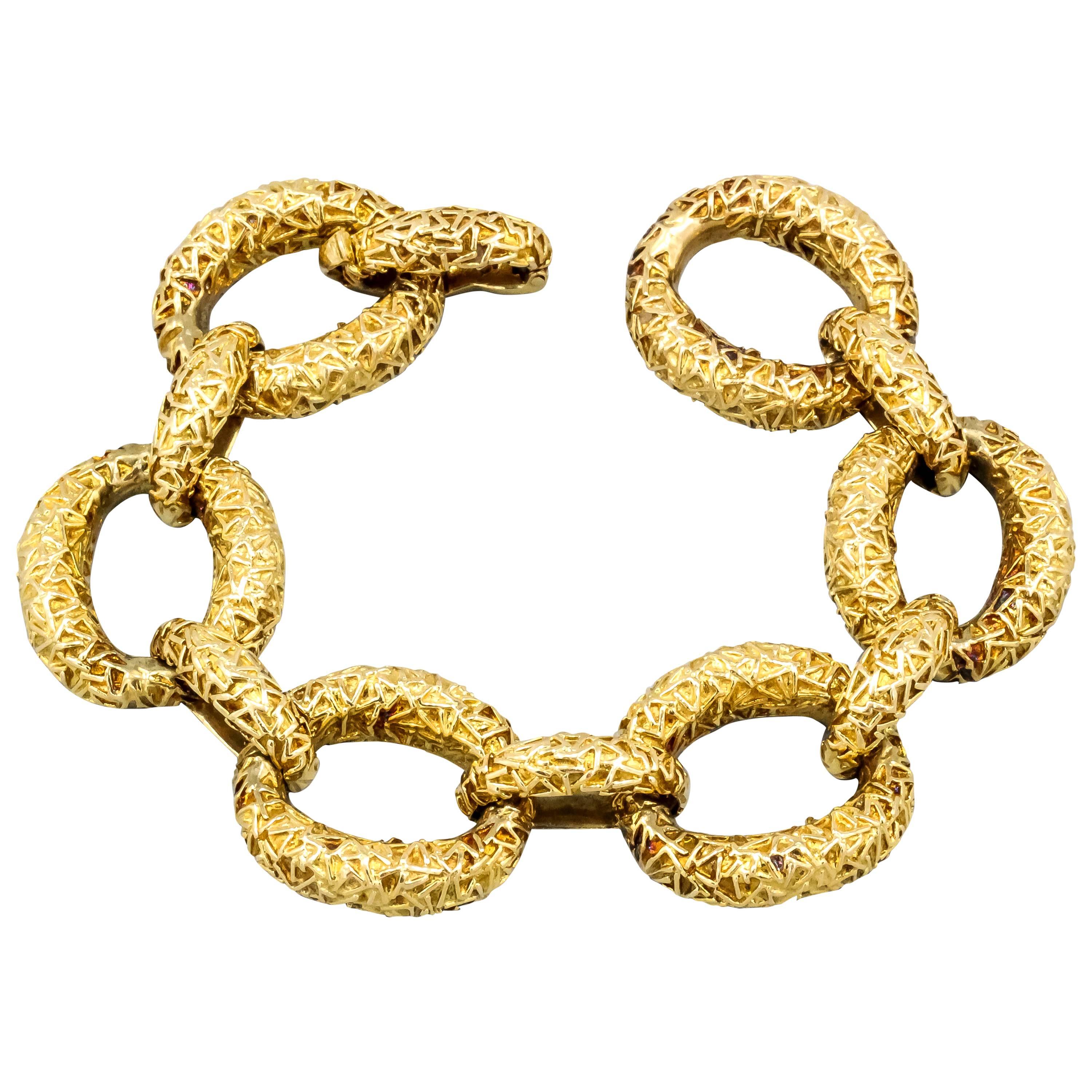 Van Cleef & Arpels Link Gold Bracelet