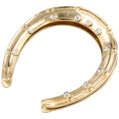 Tiffany & Co.:: pince à billets en or et diamants pour fer à cheval