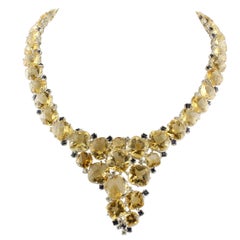 Sapphire Drop Necklaces