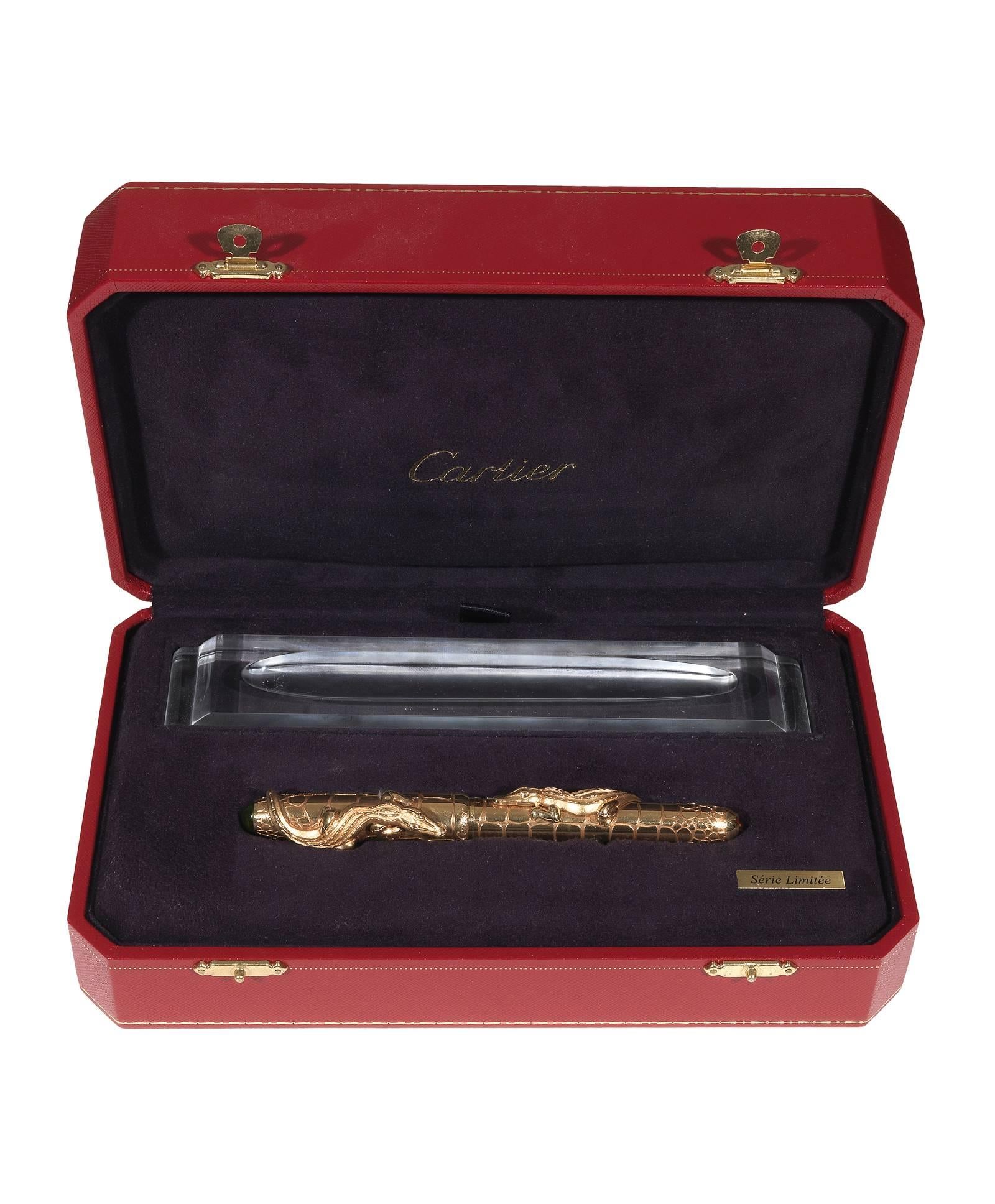 cartier crocodile pen