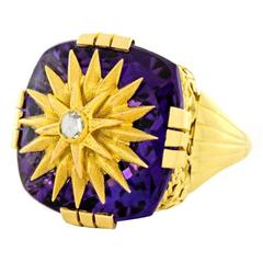 One-of-a-kind Gold Ring From Lawrence Jeffrey